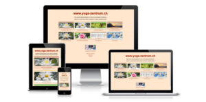 responsives Webdesign yoga-zentrum.ch